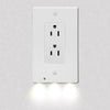 5-Pack Outlet Cover with Built-In LED Night Light - 2 Styles