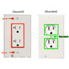 5-Pack Outlet Cover with Built-In LED Night Light - 2 Styles