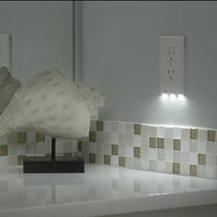 5-Pack Outlet Cover with Built-In LED Night Light - 2 Styles