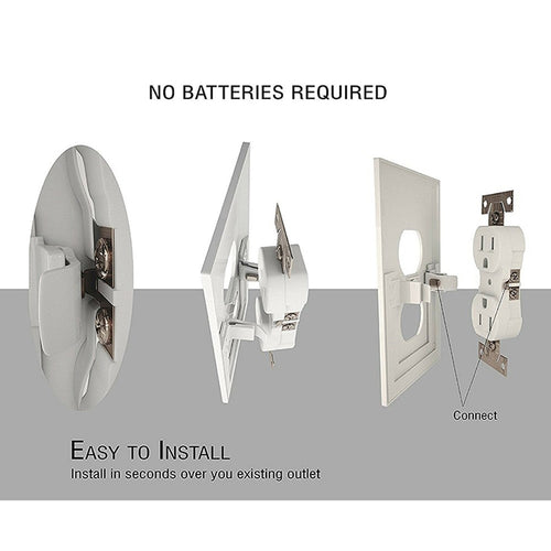 5-Pack Outlet Cover with Built-In LED Night Light - 2 Styles