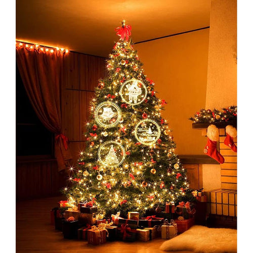 3-Pack 3D Large Christmas LED Hanging Lights