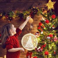 3-Pack 3D Large Christmas LED Hanging Lights