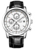 Men's  Waterproof Watch With Chronometers Date Display And Fluorescent Pointers Excellent Look Perfect Gift