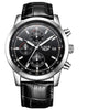 Men's  Waterproof Watch With Chronometers Date Display And Fluorescent Pointers Excellent Look Perfect Gift