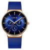 Men's Elegant Watch With  Stainless Steel Straps And Chronometers For Day And Date Display Unique Design Perfect Gift For Man And Women