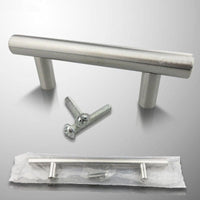 Stainless Steel Kitchen Door Cabinet T Bar Handle Pull Knob Door Pull Handle Stainless Door Handle Stainless Steel Hollow Bar Drawer Pulls Cupboard Knob For Kitchen Furniture