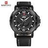Men's Waterproof Watch With Anchor Detail and Fluorescent Hands Excellent Design Luxury Perfect Gift