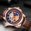 Sport Watches For Man Waterproof Watch Analog Quartz Leather Band Date Calendar  Unique Wristwatch  Perfect Gift