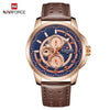 Sport Watches For Man Waterproof Watch Analog Quartz Leather Band Date Calendar  Unique Wristwatch  Perfect Gift