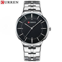 Men's  Waterproof Watch With Shining Bracelet In Five Modern Designs Perfect Gift For Your Loved One