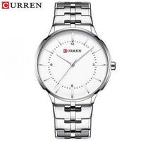 Men's  Waterproof Watch With Shining Bracelet In Five Modern Designs Perfect Gift For Your Loved One