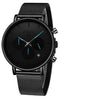 Men's Elegant Waterproof  Watch With Chronometers And Color Hands Unique Design Excellent Look