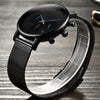 Men's Elegant Waterproof  Watch With Chronometers And Color Hands Unique Design Excellent Look