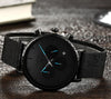 Men's Elegant Waterproof  Watch With Chronometers And Color Hands Unique Design Excellent Look