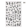 Blue Butterfly 3D Nail Stickers Flowers Leaves Self Adhesive Transfer Sliders Wraps Manicures Foils Decorations Decoration Tattoo Manicure Transfer Nail Decals Flowers Butterfly Designs Nails Supply Manicure Tips Design Nail Decoration