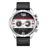 Men's  Waterproof Retro Style Watch With Excellent  Background, Chronometers  Large Numbers Perfect Gift