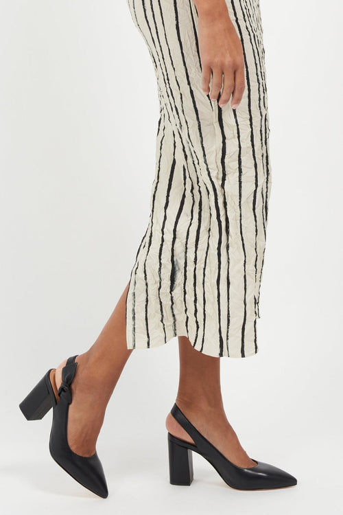 Daphne Leather Slingback Pump Black
