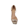 Simone Champagne Metallic Snake