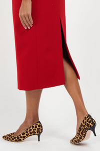 Callie Leopard Hair Calf