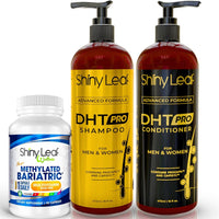 Bariatric Multivitamin Iron Free With DHT Pro Shampoo and Conditioner Hair Care Bundle