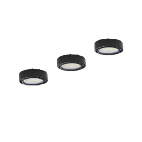 Puck Lights 4W 120V 3000K Dimmable Set with Mount Options & Plug-In
