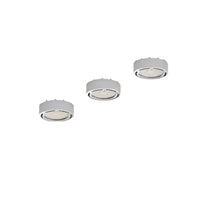 Puck Lights 4W 120V 3000K Dimmable Set with Mount Options & Plug-In