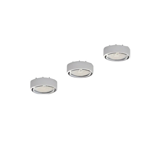 Puck Lights 4W 120V 3000K Dimmable Set with Mount Options & Plug-In