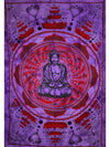 Purple Buddha Mandala Lotus Tapestry Wall Hanging Decor