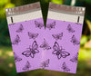 Purple Butterfly Poly Mailers Size 6x9 Shipping Bags Designed By Shipping In Style