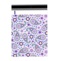 Purple Paisley Poly Mailers Size 6x9 Shipping Bags