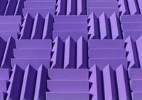 4 Inch Acoustic Foam Wedge Style Panels - 13 Color Options