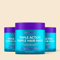 Purple Mask for Blonde Hair