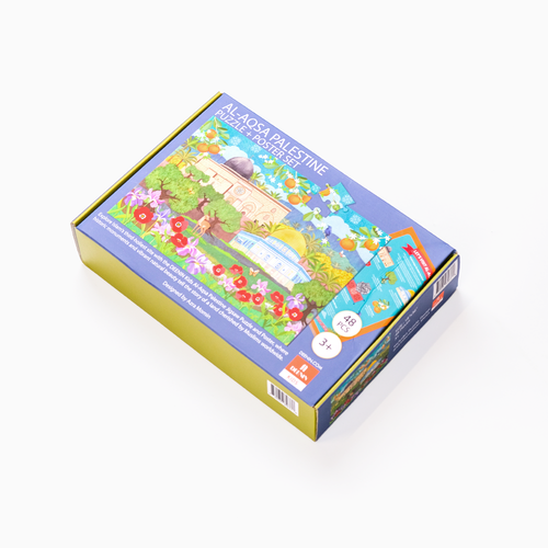 DEENIN Kids' Al-Aqsa Palestine Puzzle + Poster Set