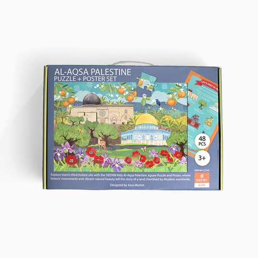 DEENIN Kids' Al-Aqsa Palestine Puzzle + Poster Set