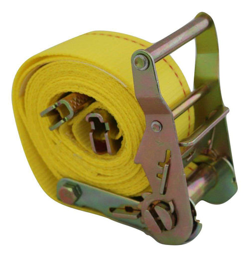 2" x 12 Ft Interior Van Ratchet E-Track Straps w/ Spring E Fittings | 12 PACK
