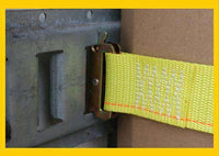 2" x 12 Ft Interior Van Ratchet E-Track Straps w/ Spring E Fittings | 50 PACK RatchetStrap.Com