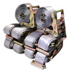 2"x 16 Ft Logistic Van Ratchet E-Track Straps w/ Spring E Fittings | 10 PACK RatchetStrap.Com
