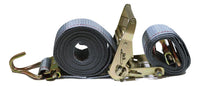 2" x 16 Ft Ratchet Strap w/ Spg E & Wire Hk for E & F-Tracks 10 PACK | R16EW
