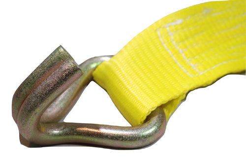 QTY 20 - 2" x 27 Ft. Flatbed Ratchet Strap w/ Wire Hooks