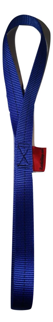1 X 18 Inch Blue Soft Tie Loops BLUE | 4 PACK RatchetStrap.Com