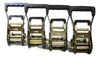 2" Auto Hauling Ratchets w/ Rubber Ergonomic Grip and Pull | 4 PACK