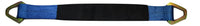 Axle Strap Tie Downs 24" Long & Qty 4 Ratchet Tow Straps Car Haulers, BLUE | 4 PACK