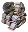 2"x 16 Ft Logistic Van Ratchet E-Track Straps w/ Spring E Fittings | 8 PACK RatchetStrap.Com