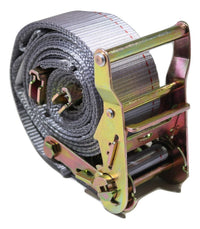 2"x 16 Ft Logistic Van Ratchet E-Track Straps w/ Spring E Fittings | 8 PACK RatchetStrap.Com