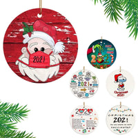Quarantine Special Christmas Tree Ornaments