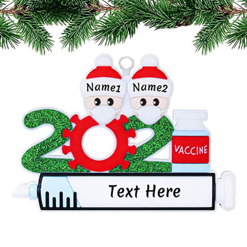 Quarantine Special Family Christmas Ornaments Personalized Gifts