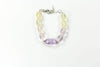 Quartz Stone Bracelet Rose Amethyst Citrine Adjustable