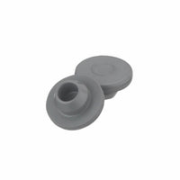 13 mm Gray Chlorobutyl Snap-On Vial Stoppers (Case of 1,000)