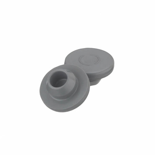 13 mm Gray Chlorobutyl Snap-On Vial Stoppers (Case of 1,000)