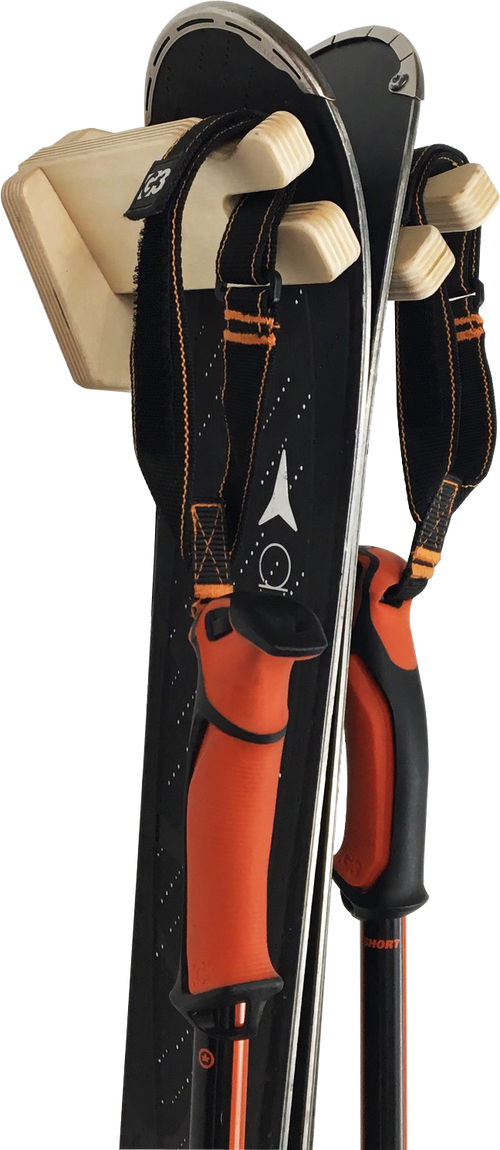 THE JIB ski wall rack